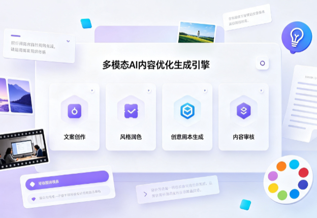 鸡东县AI智能内容优化创新 多模态生成技术丰富数字内容创作生态