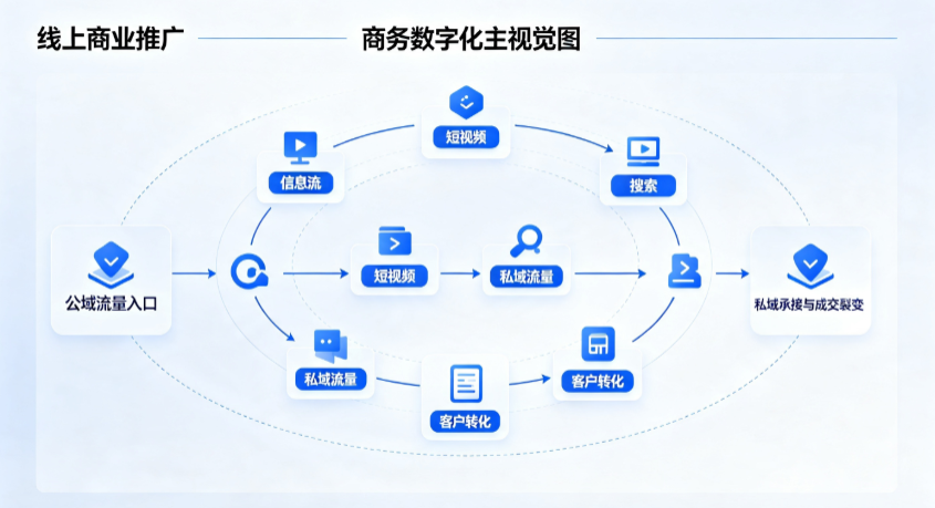 鸡东县线上商业推广怎么做？全域流量闭环搭建与低成本转化实战指南